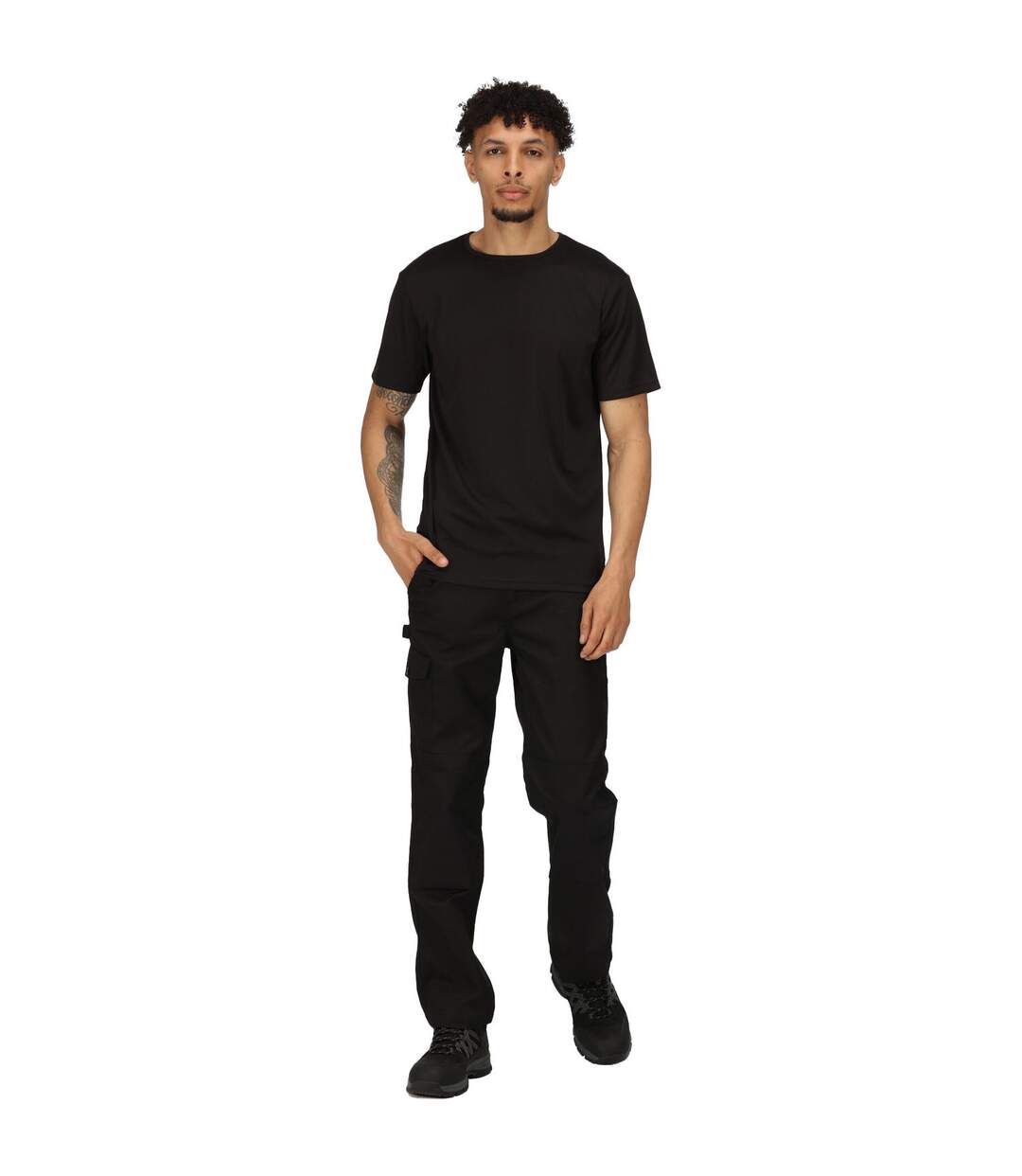 T-shirt Motif/style Réfléchissant Homme Noir Regatta Professional-1