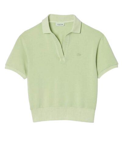 Polo femme vert Lacoste
