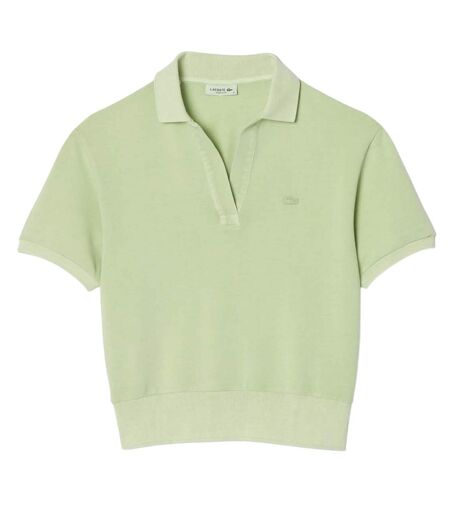 Polo femme vert Lacoste