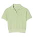Polo femme vert Lacoste-1