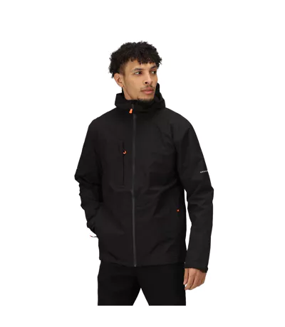 Mens Waterproof Jacket Black Regatta Professional