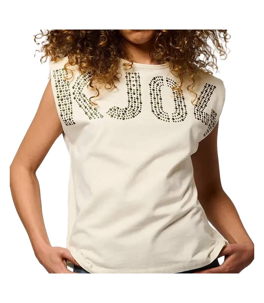T-Shirt beige femme kaporal volve - m-1