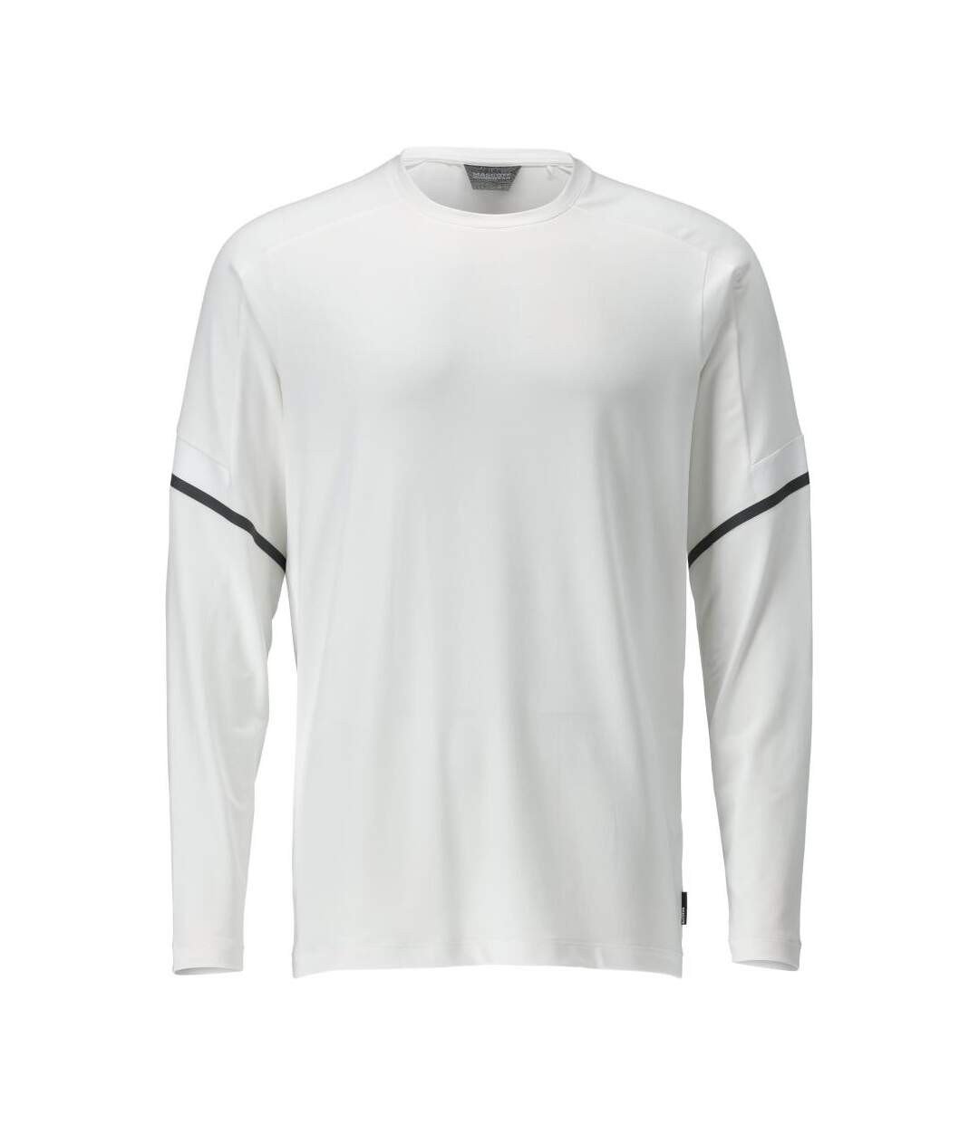 T-shirt Manches Longues Customised Homme Blanc Mascot-1