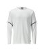 T-shirt Manches Longues Customised Homme Blanc Mascot-1