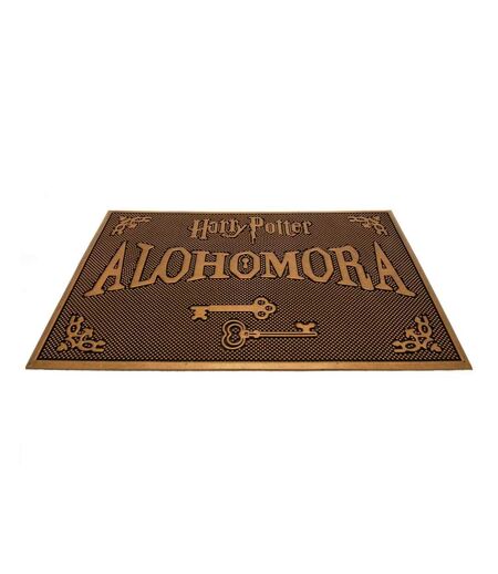 Harry Potter - Paillasson ALOHOMORA (Marron) (Taille unique) - UTTA7729