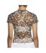 T-Shirt vert à motifs floraux femme nike mesh aop-2