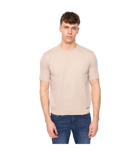 T-shirt Mataso Homme Beige Gris Duck And Cover