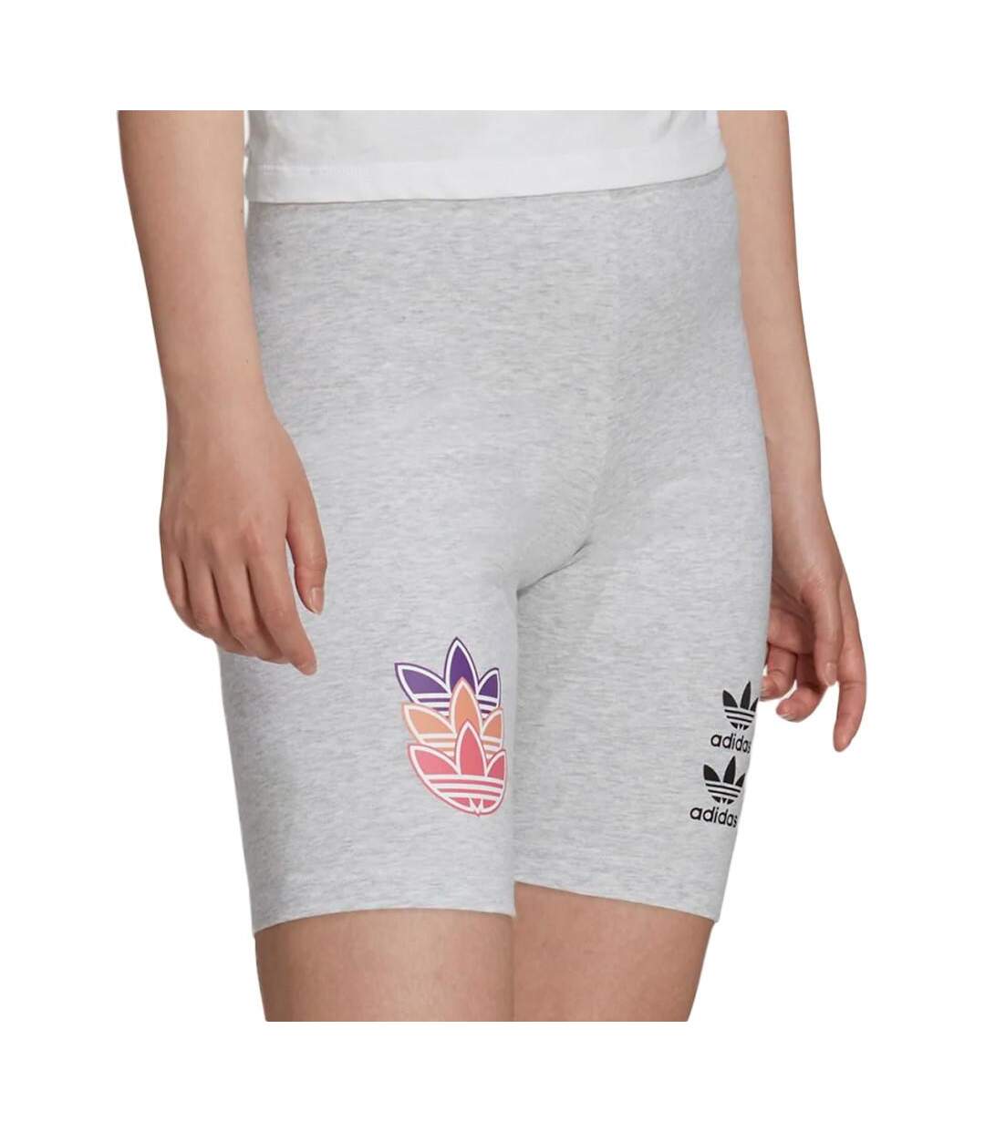 Short Gris Femme Adidas Tight - 14A-1