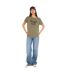 T-shirt femme col rond avec imprimé logo devant Retro Vondutch-4
