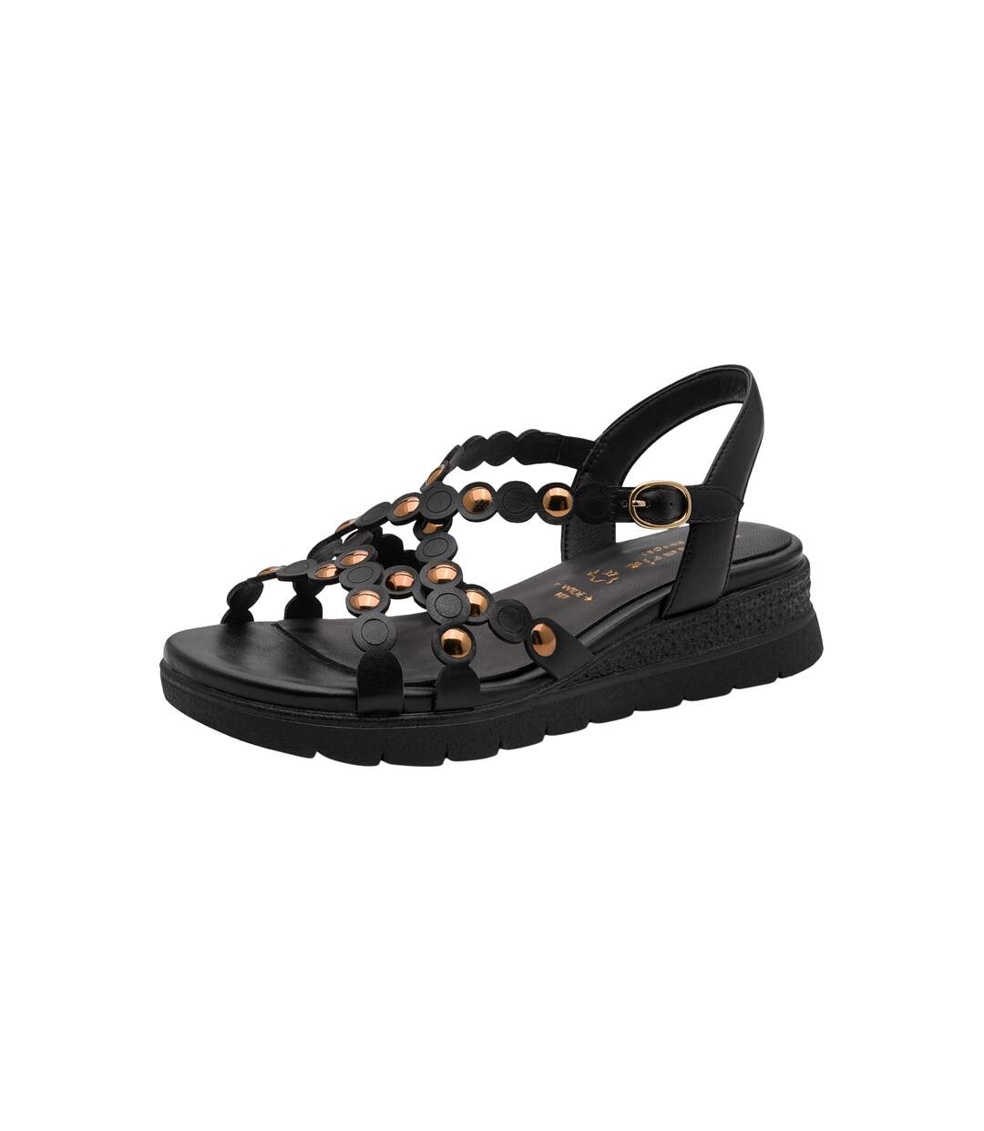 Sandales Cuir Compensées Tamaris Comfort-3