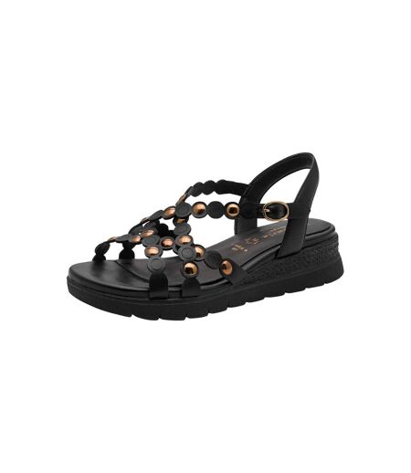 Sandales Cuir Compensées Tamaris Comfort