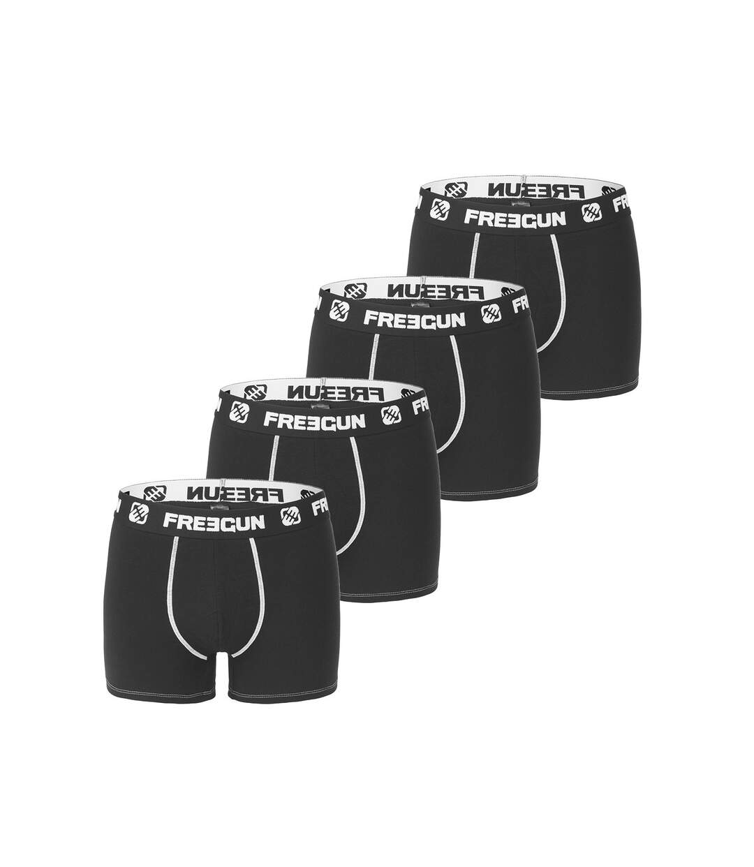 Lot de 4 Boxers homme microfibre Freegun