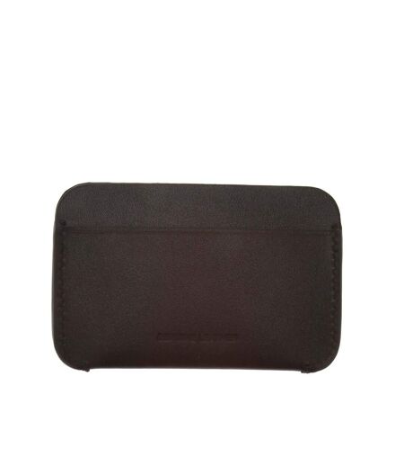Burnished Leather Card Holder One Size Oxblood Fred Perry