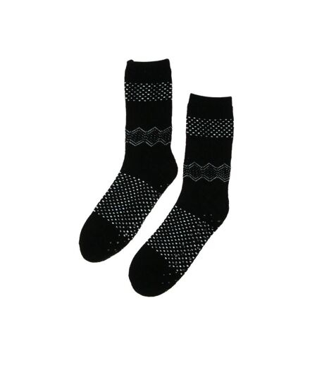 Chaussettes Noir Antidérapantes Femme - 36/41