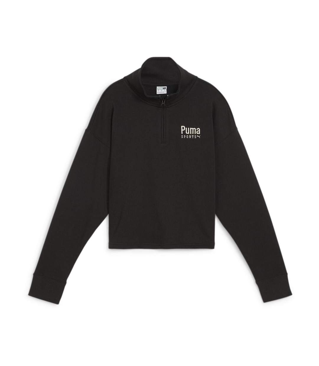 Sweat zippé noir femme puma 624324 - l-1