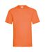 Mens Value Short Sleeve Casual T-Shirt (Bright Orange)