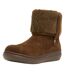 Womens/ladies Sugar Mint Suede Ankle Winter Boot Tribal Brown Rocket Dog-1