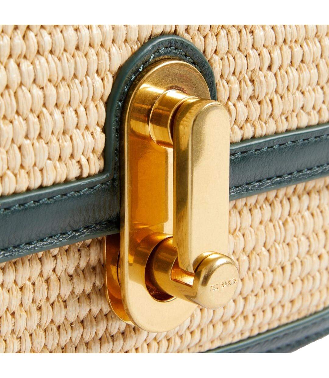 Sac À Bandoulière Motif/style À Nœud Raffia Taille Unique Raphia Vert Moyen Coquille Ted Baker-3