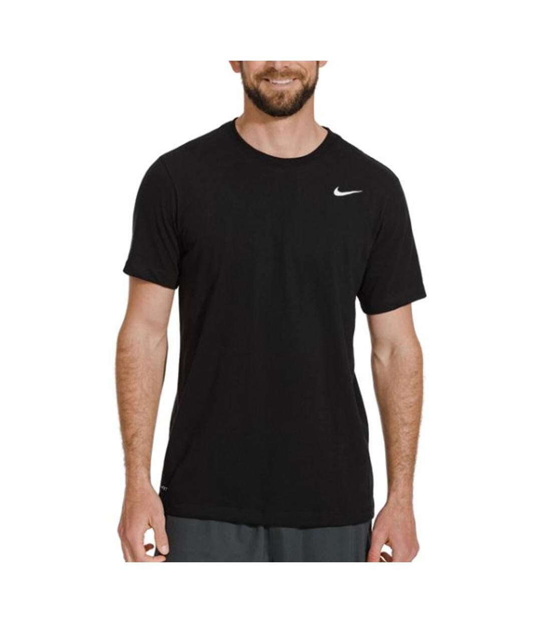 T-shirt noir homme nike solid - s-1