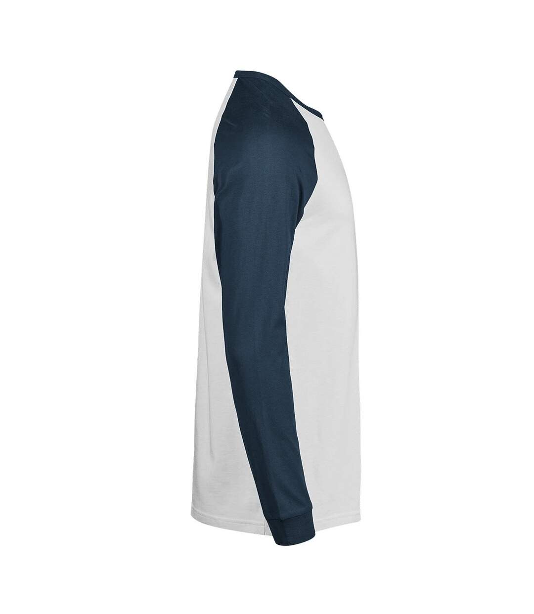 T-shirt Baseball Unlabeled Homme Blanc Bleu Foncé Tee Jays-4