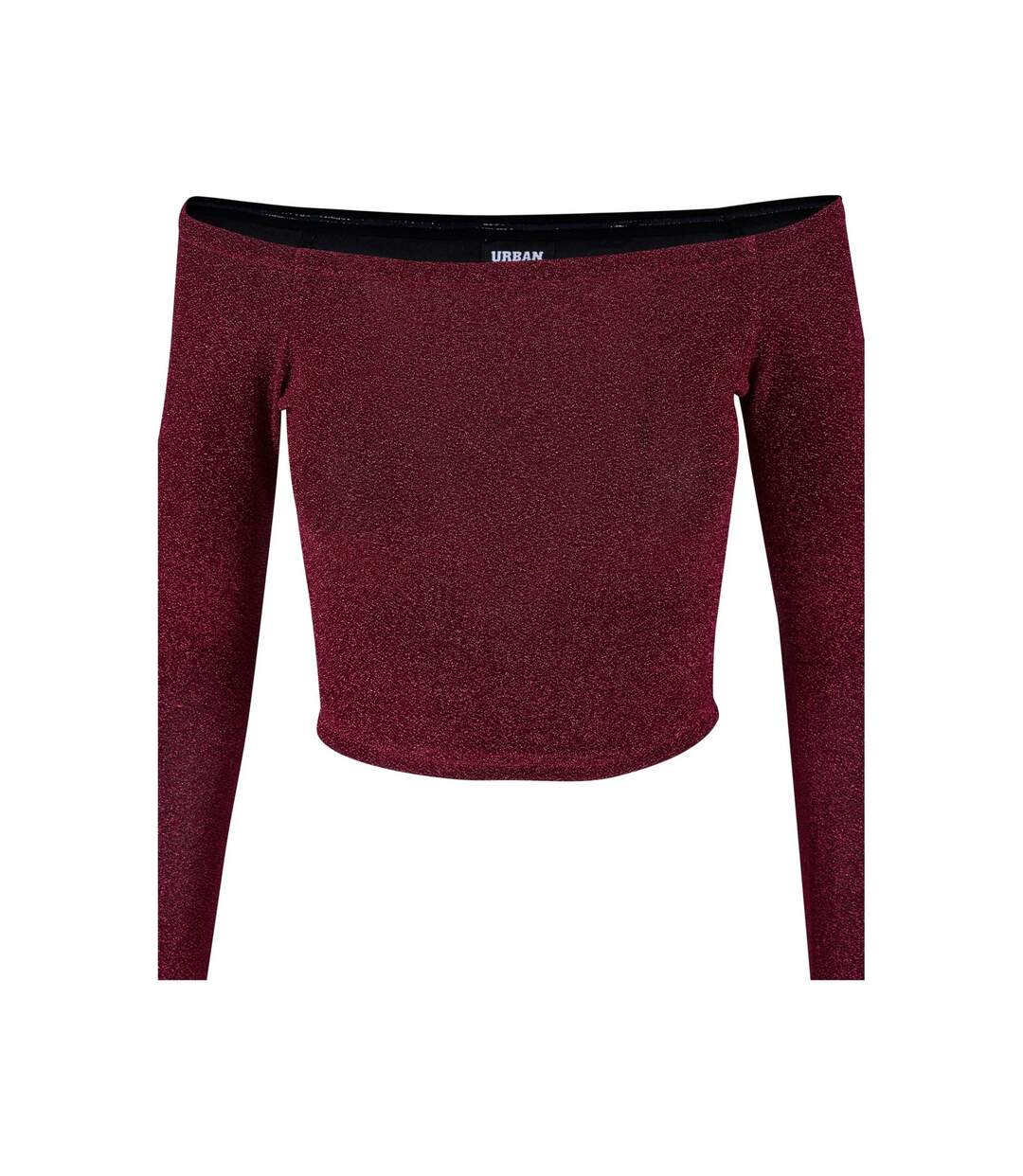 Haut Manches Longues Motif/style Paillettes Femme Bordeaux Urban Classics-2