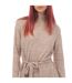 Robe manches longues bella femme marron clair Vero Moda-3