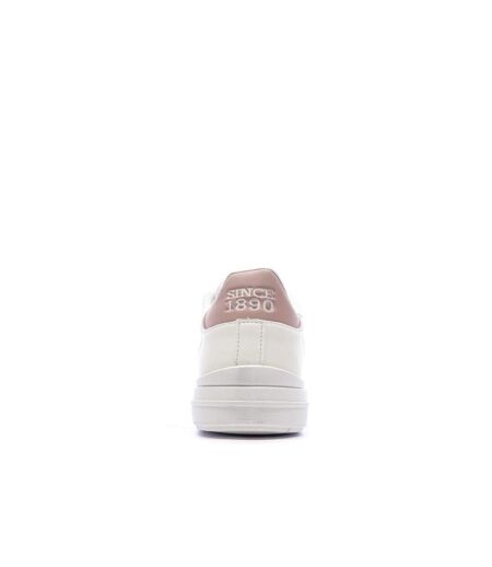 Baskets blanches/roses femme us polo assn aris