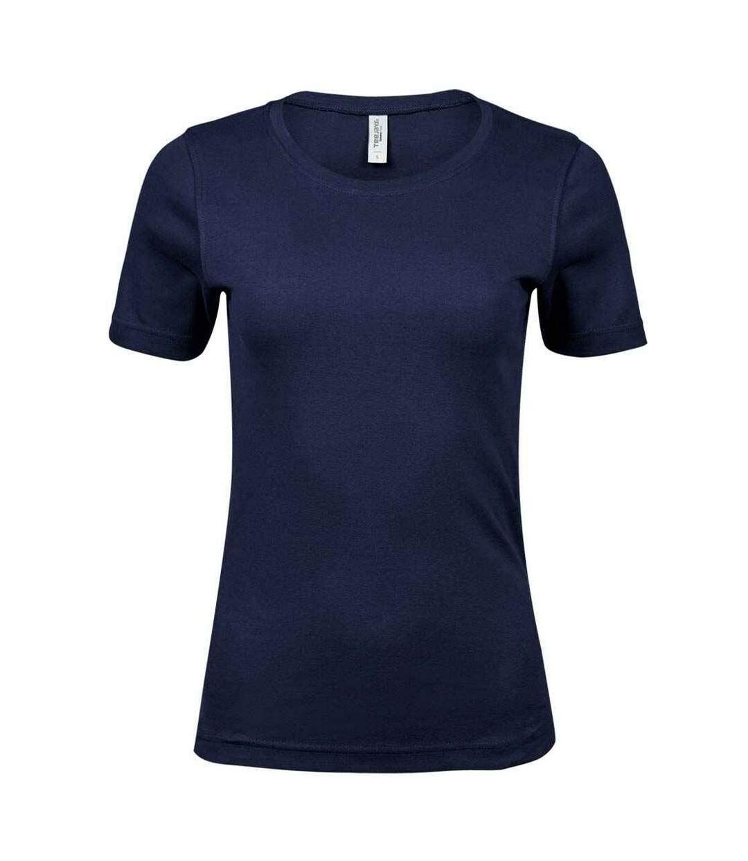 T-shirt interlock femme bleu marine Tee Jays