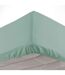 Drap Housse en Coton Biolina 160x200cm Sauge-2