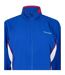 Womens/ladies Club Logo Full Zip Track Jacket Blue Head-3