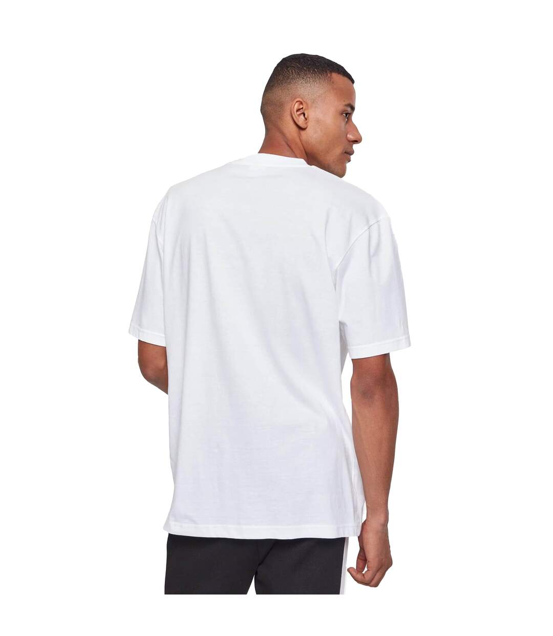 Mens Plain Tall T-shirt White Urban Classics-3