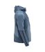 Mens Customised Hooded Fleece Jacket Stone Blue Mascot-3