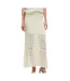 Jupe beige vila femme vidolise ankle-1