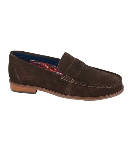 Mocassins homme marron foncé Roamers