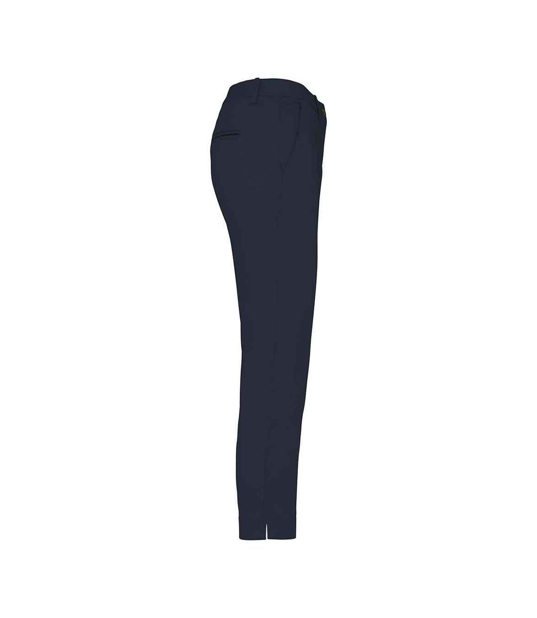 Womens/ladies Trousers Navy Blue Native Spirit-3
