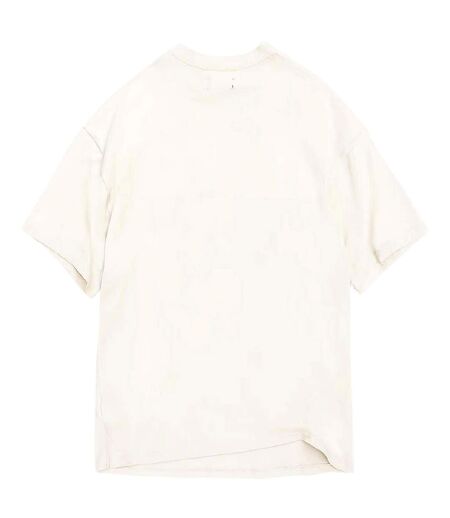 T-shirt Motif/style Lettrage Punk Homme Blanc LY