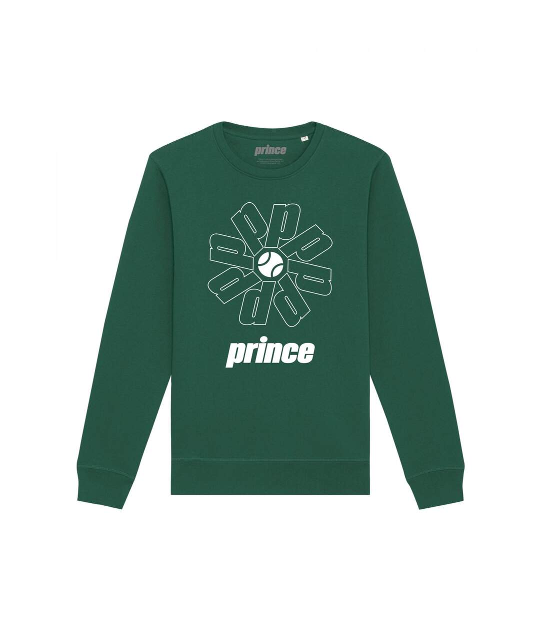 Sweat topspin adulte vert foncé Prince