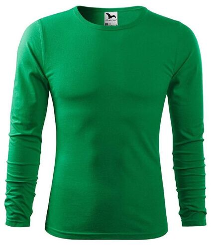T-shirt manches longues - Homme - MF119 - vert moyen