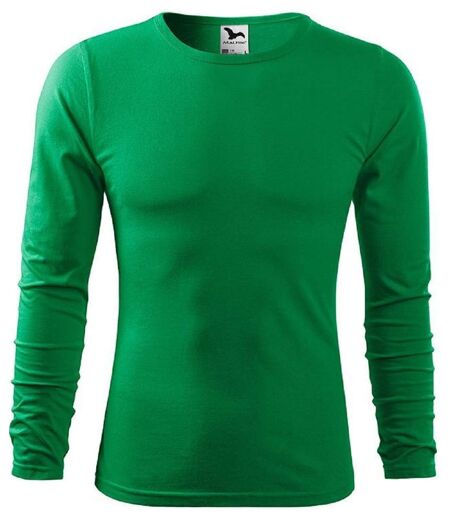T-shirt manches longues - Homme - MF119 - vert moyen
