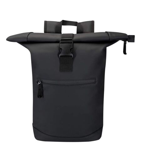 Sac À Dos Motif Haut À Rouler Resi Plus Taille Unique Noir Uni Floso