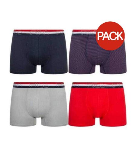 Boxers Performance Homme Bleu Marine Rouge Gris Fila