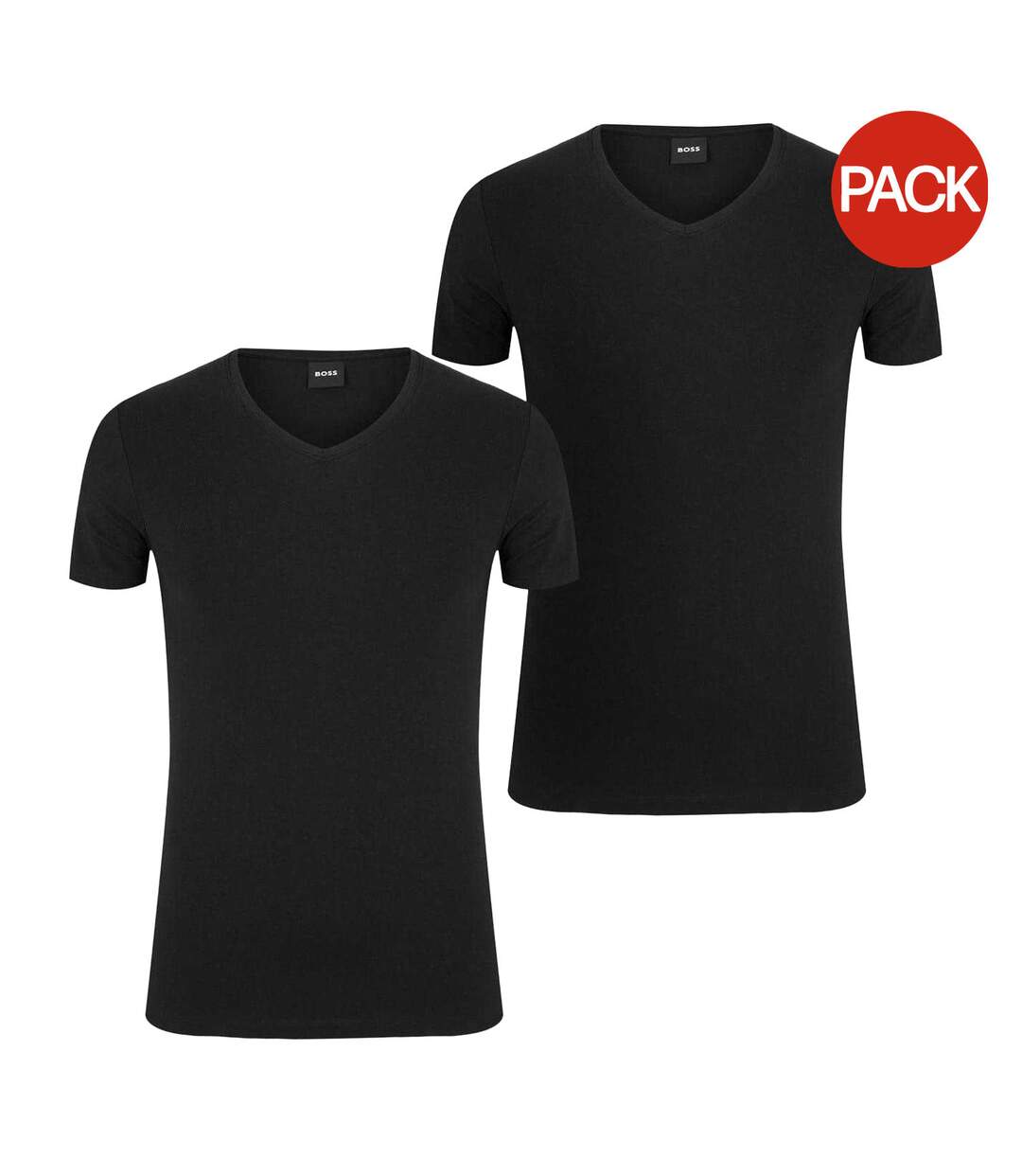 Lot De 2  T-shirts Spirit Homme Noir Boss-2