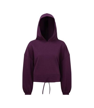 Sweat À Capuche Femme Violet Foncé TriDri