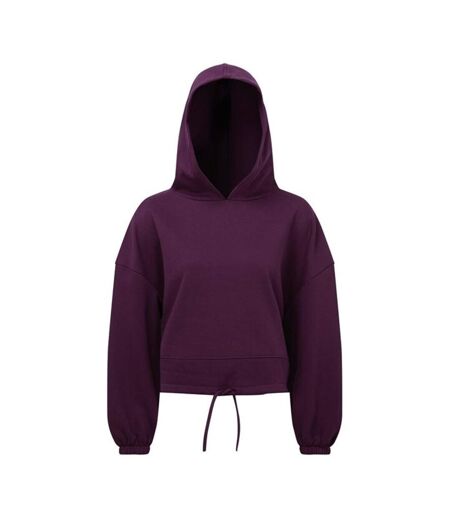 Sweat À Capuche Femme Violet Foncé TriDri