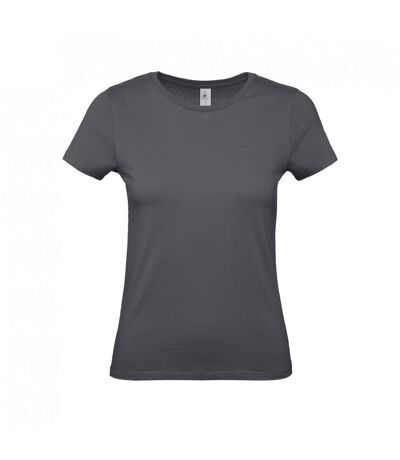 B&C Womens/Ladies E150 T-Shirt (Dark Gray)