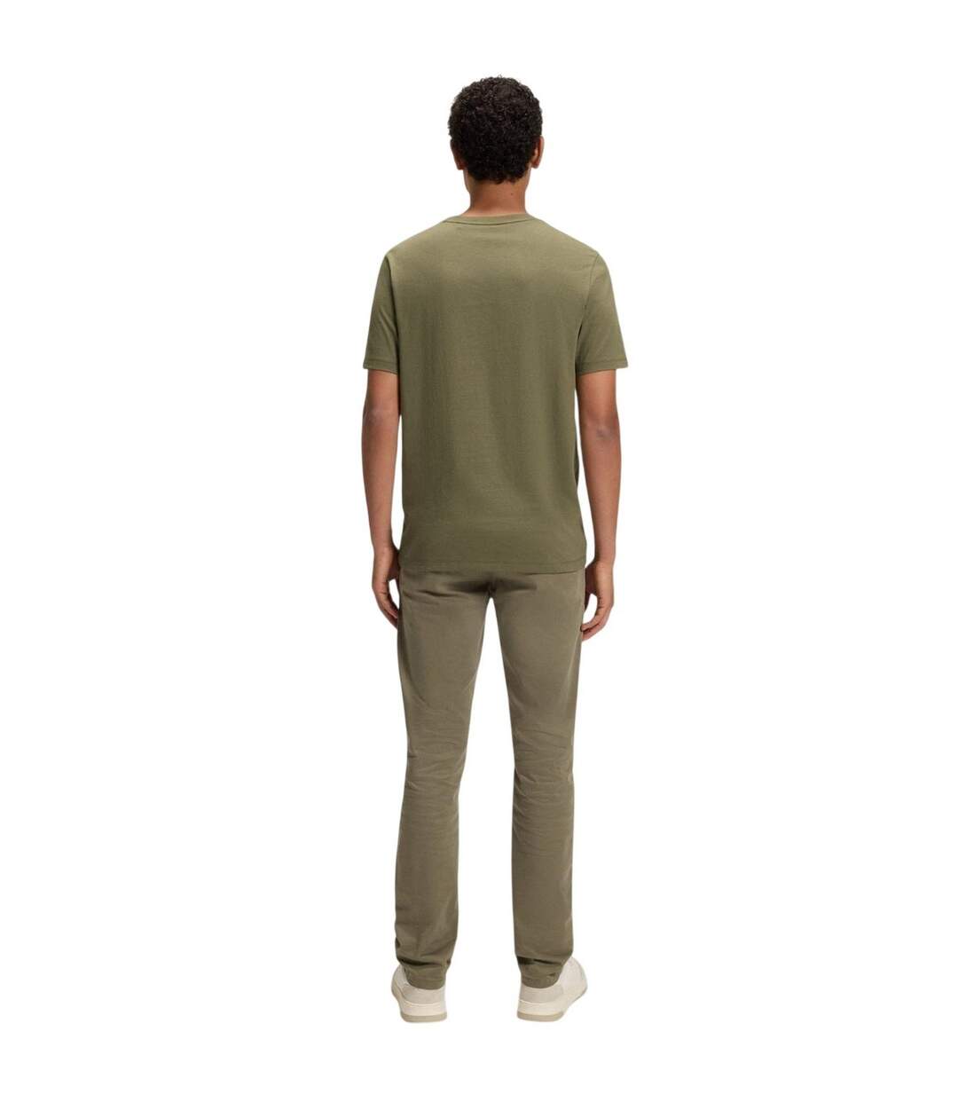 T-shirt Motif/style Orange Homme Vert Boss-3