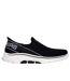 Womens/ladies go walk 7 mia trainers black/white Skechers