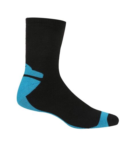 Chaussettes Pour Bottes Femme Noir Rouge Vif Bleu Marine Regatta