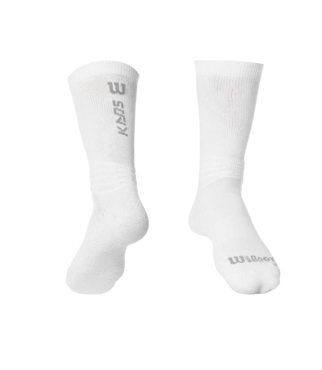 Chaussettes de tennis blanches homme wilson kaos-1