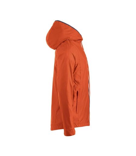 Mens Seabrook Jacket Blood Orange Clique